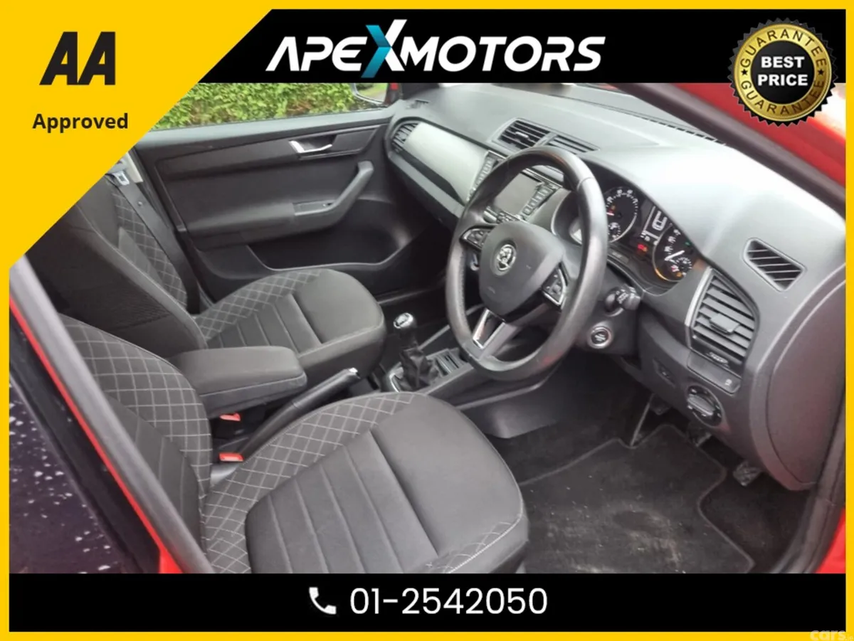 Skoda Fabia Estate, Petrol, 2017, Red