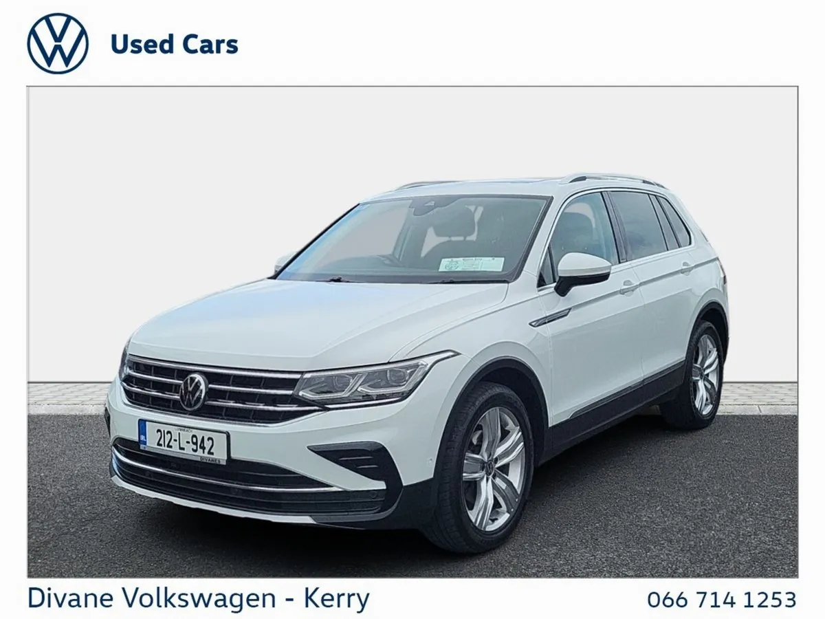 Volkswagen Tiguan SUV, Diesel, 2021, White