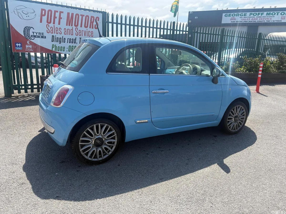 Fiat 500 Hatchback, Petrol, 2015, Blue
