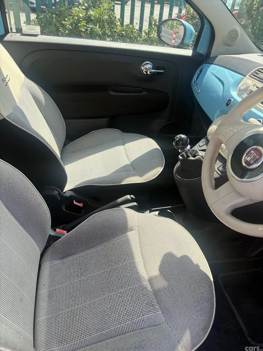 Fiat 500 Hatchback, Petrol, 2015, Blue