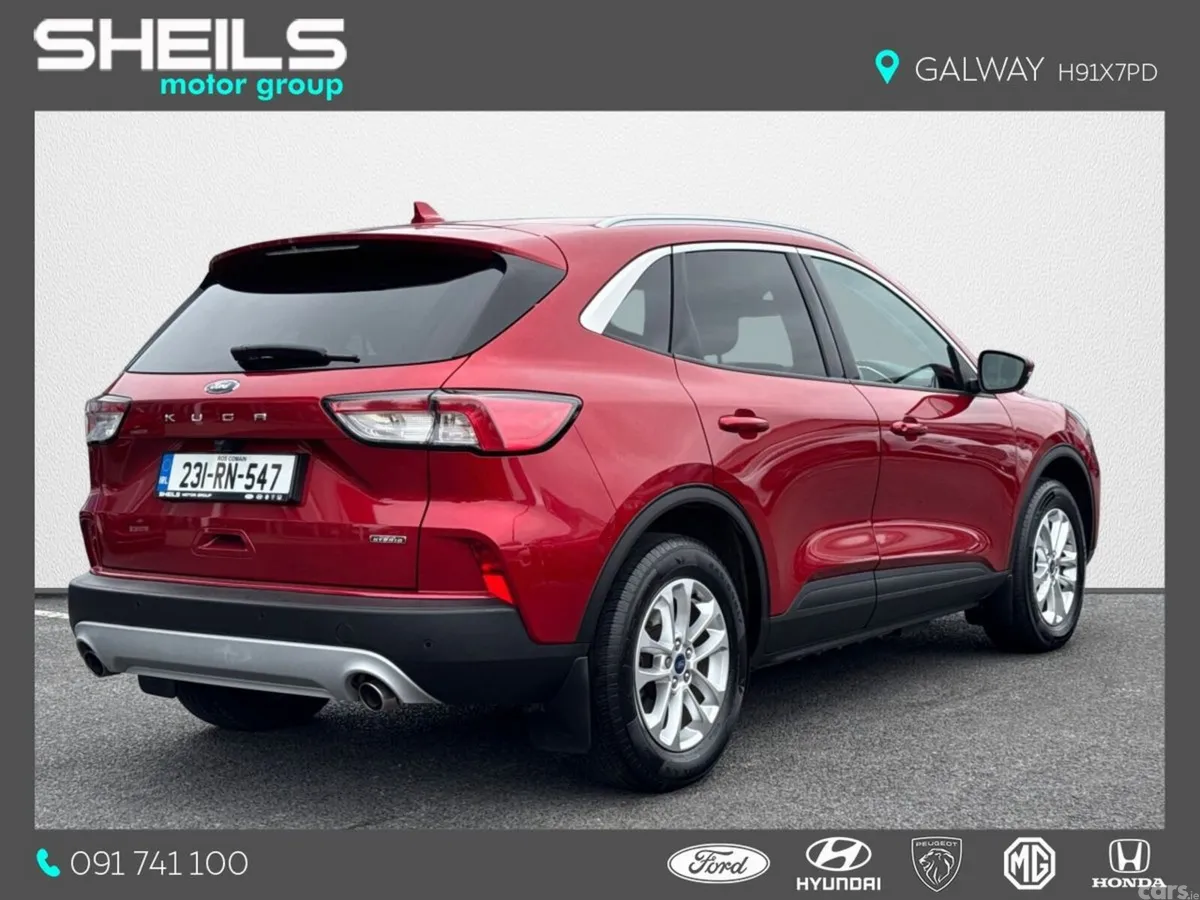 Ford Kuga SUV, Petrol Plug-in Hybrid, 2023, Red