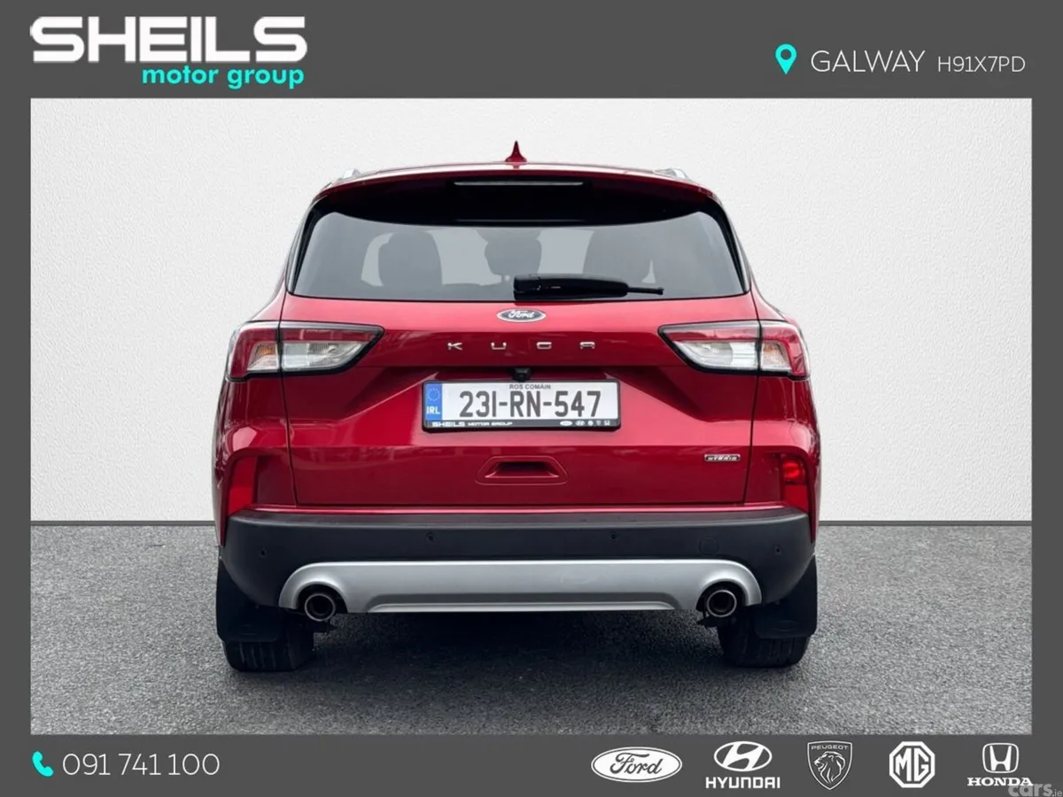 Ford Kuga SUV, Petrol Plug-in Hybrid, 2023, Red