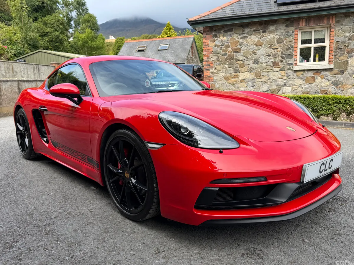 Porsche Cayman Coupe, Petrol, 2018, Red