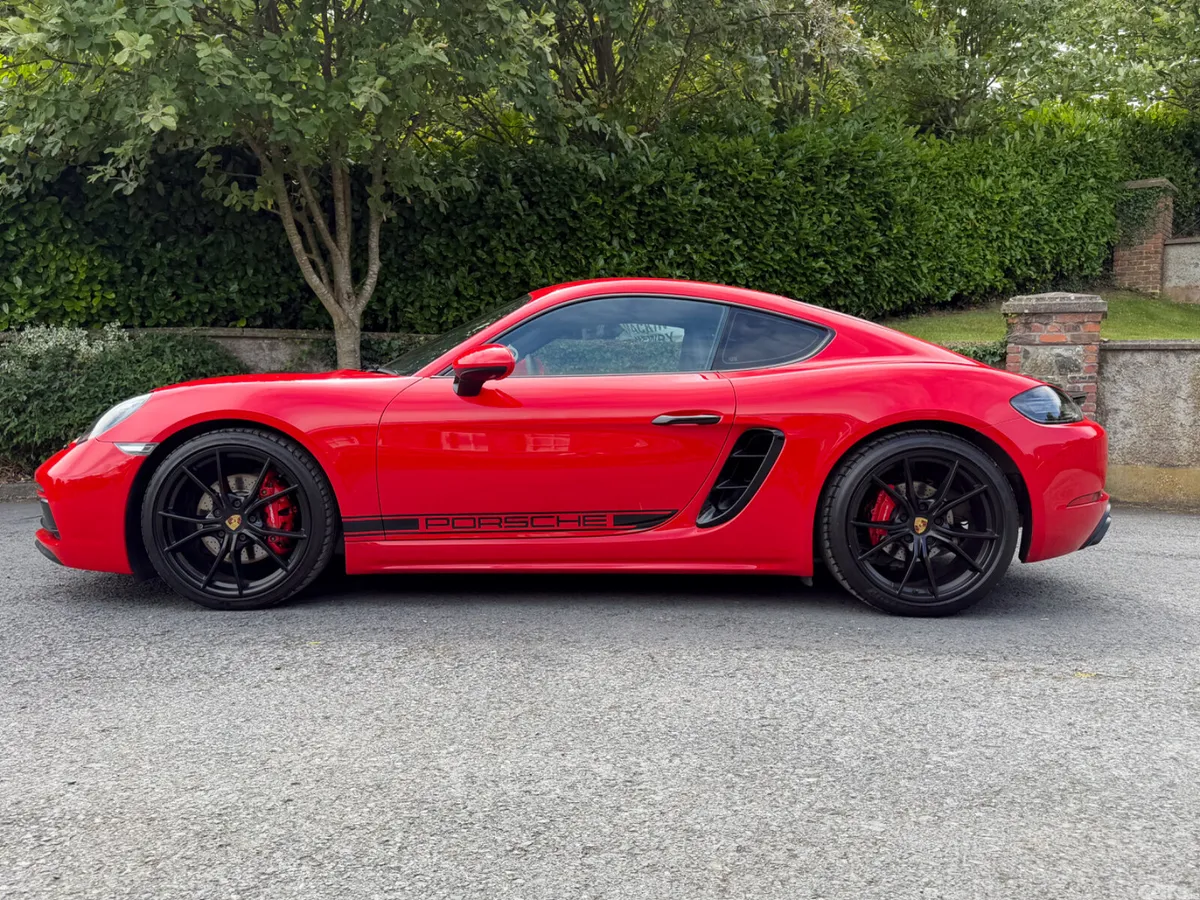 Porsche Cayman Coupe, Petrol, 2018, Red