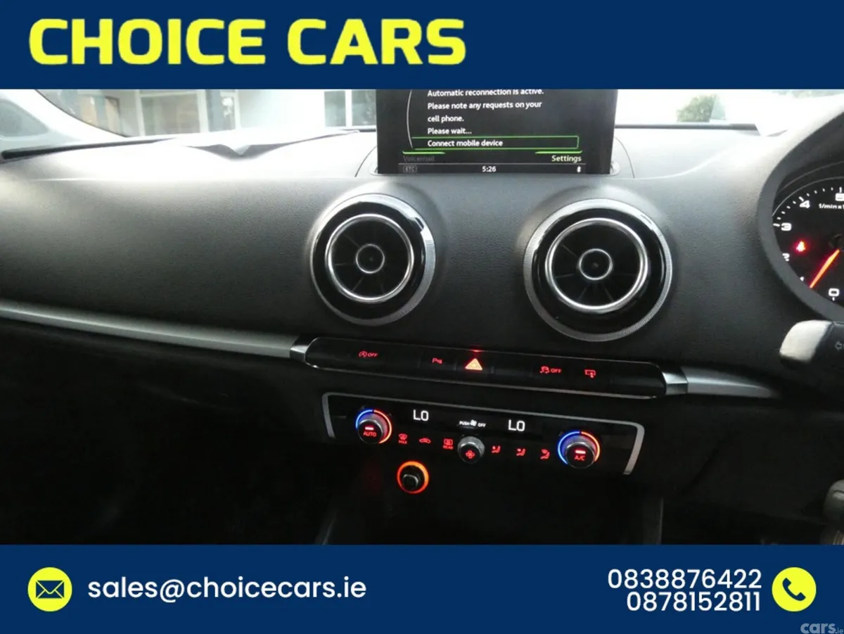 Audi A3 Saloon, Petrol, 2015, White