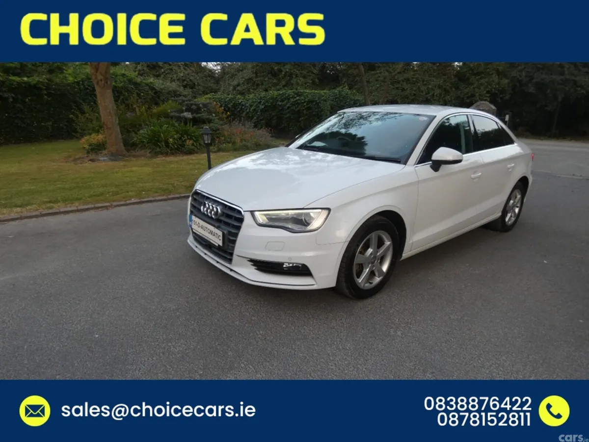 Audi A3 Saloon, Petrol, 2015, White