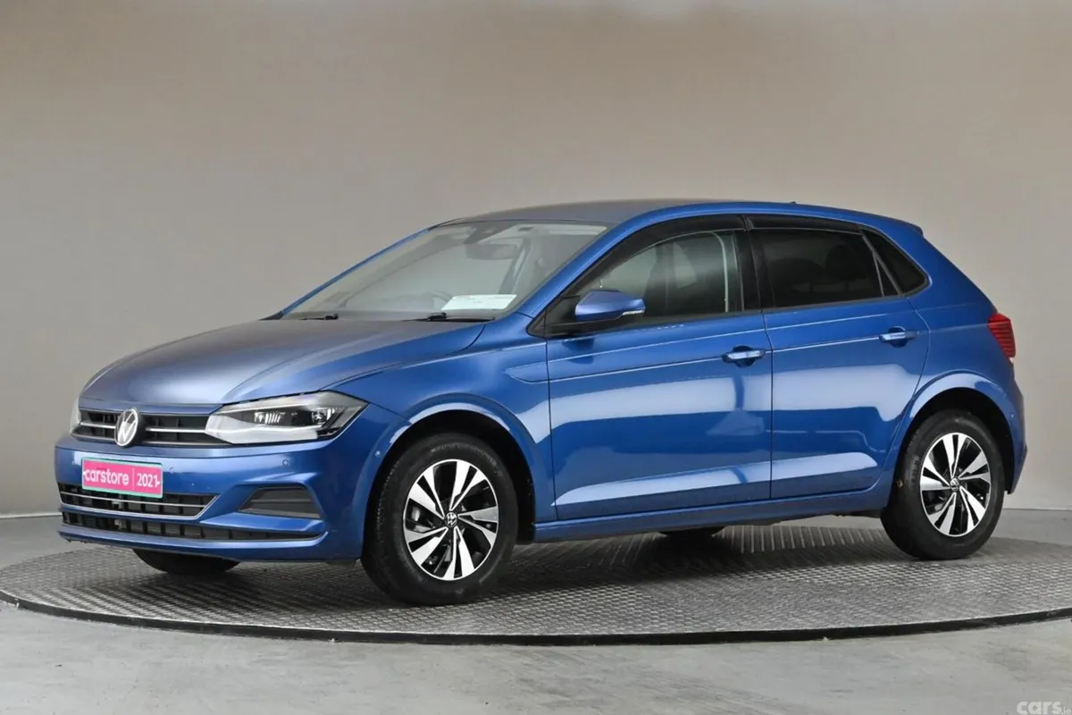 Volkswagen Polo Hatchback, Petrol, 2021, Blue