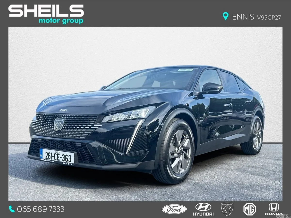 Peugeot 408 Hatchback, Petrol, 2026, Black