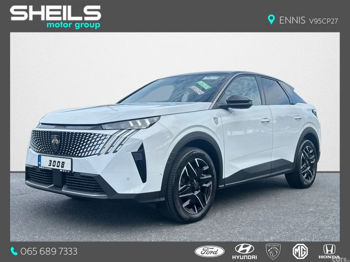 Peugeot 3008 MPV, Petrol Hybrid, 2025, White