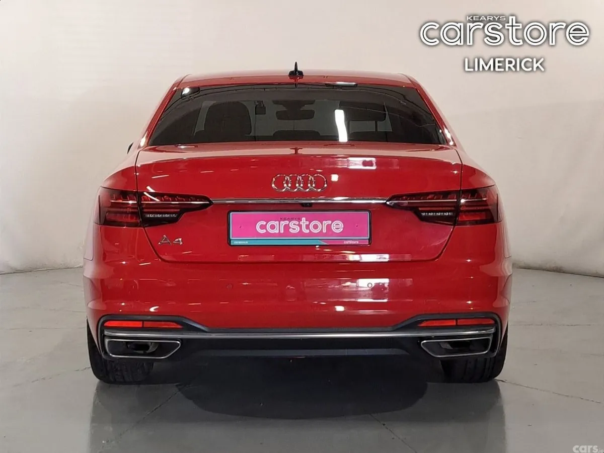 Audi A4 Saloon, Petrol, 2021, Red