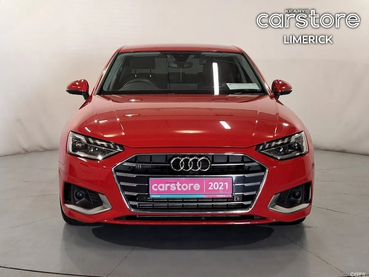 Audi A4 Saloon, Petrol, 2021, Red