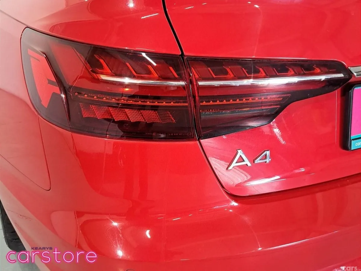 Audi A4 Saloon, Petrol, 2021, Red