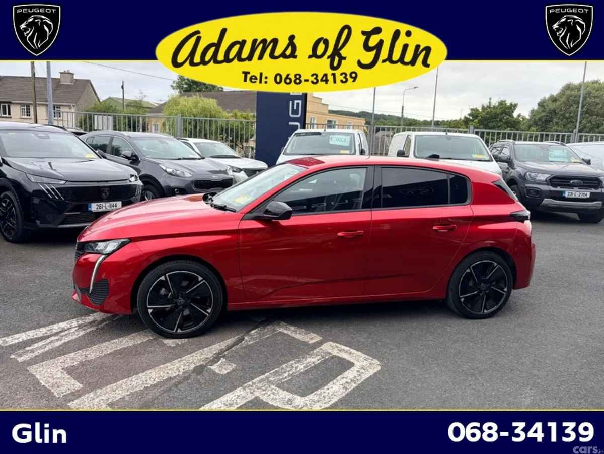 Peugeot 308 Hatchback, Electric, 2024, Red