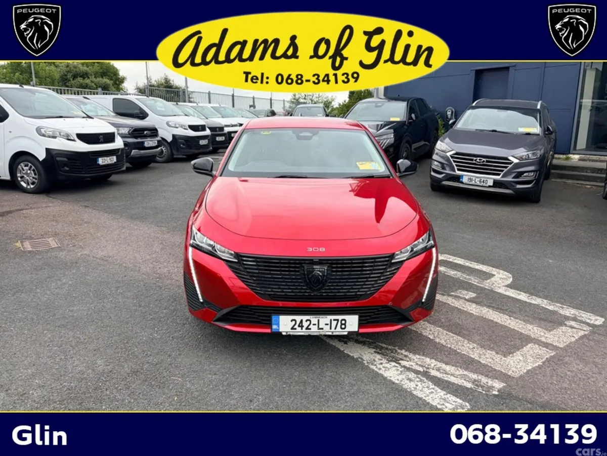 Peugeot 308 Hatchback, Electric, 2024, Red