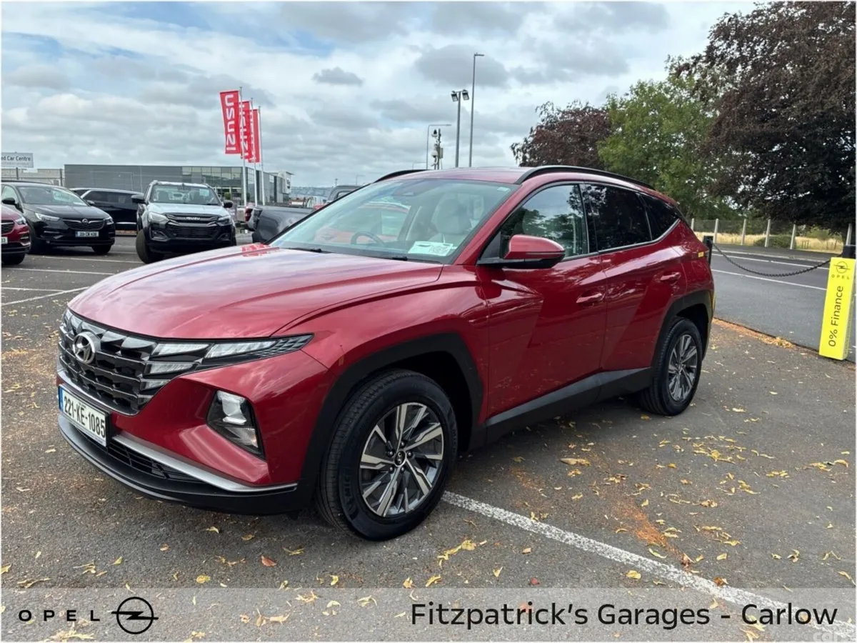 Hyundai Tucson SUV, Petrol Hybrid, 2022, Red
