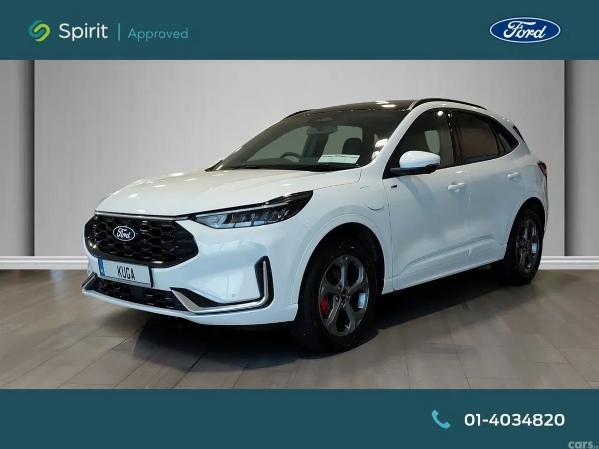 Ford Kuga SUV, Petrol Plug-in Hybrid, 2026, White