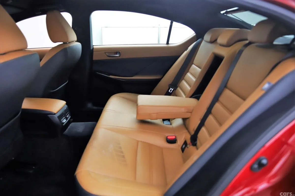 Lexus IS Saloon, Petrol Hybrid, 2021, Red
