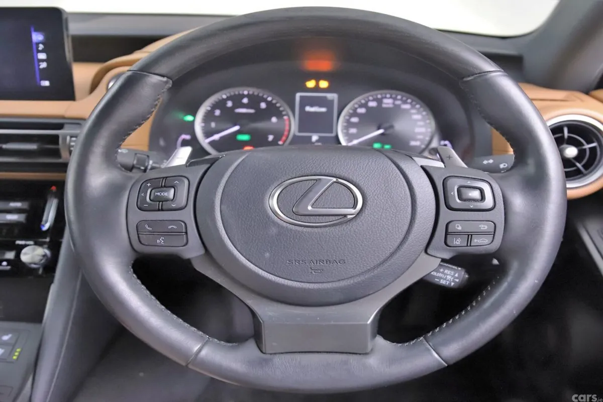 Lexus IS Saloon, Petrol Hybrid, 2021, Red