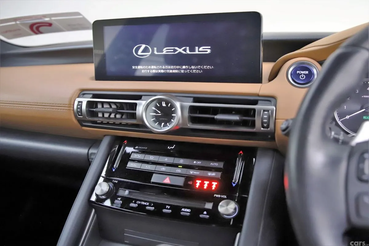 Lexus IS Saloon, Petrol Hybrid, 2021, Red
