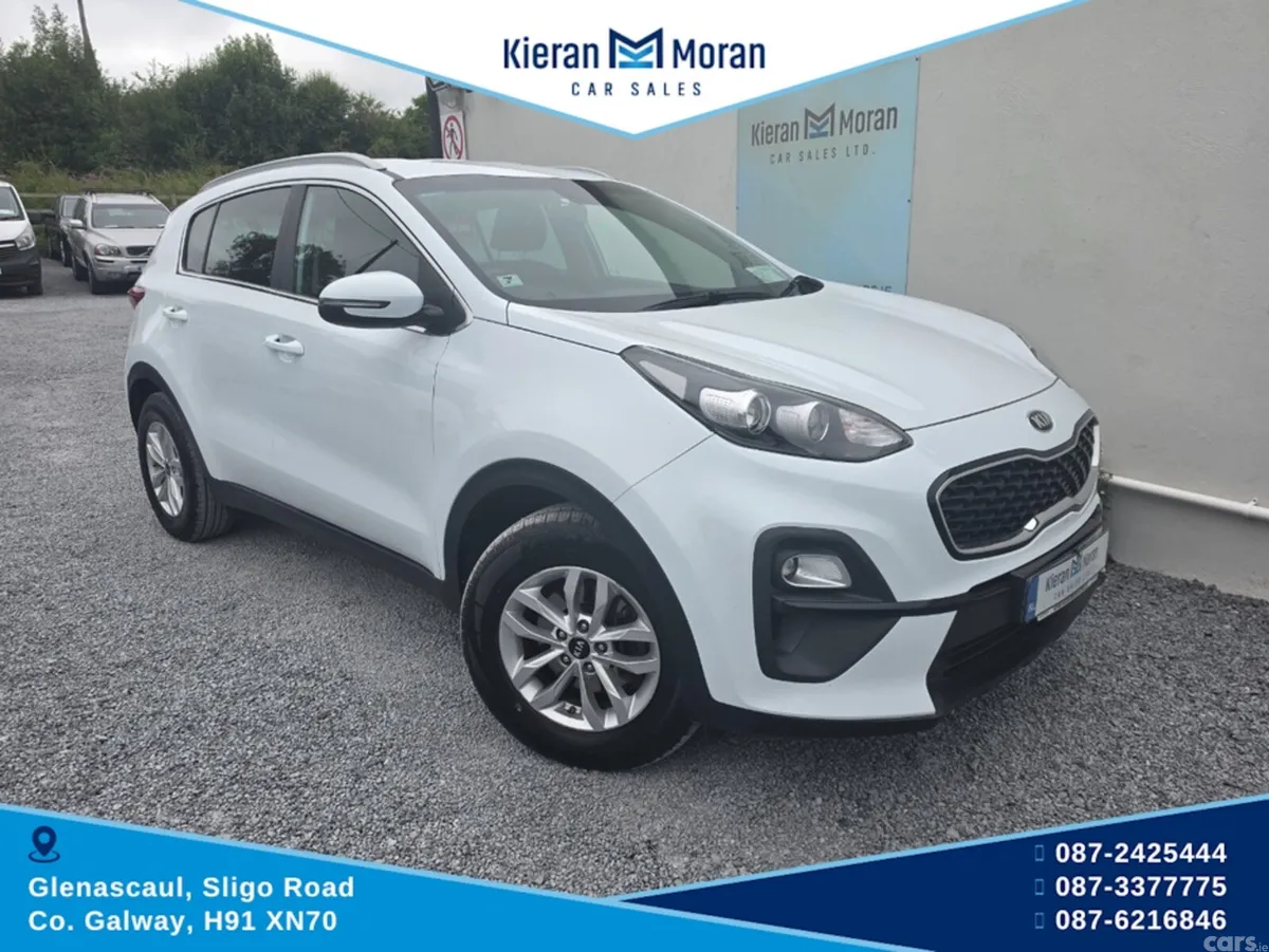 Kia Sportage MPV, Diesel Hybrid, 2021, White