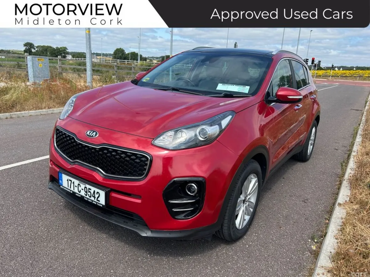 Kia Sportage SUV, Diesel, 2017, Red