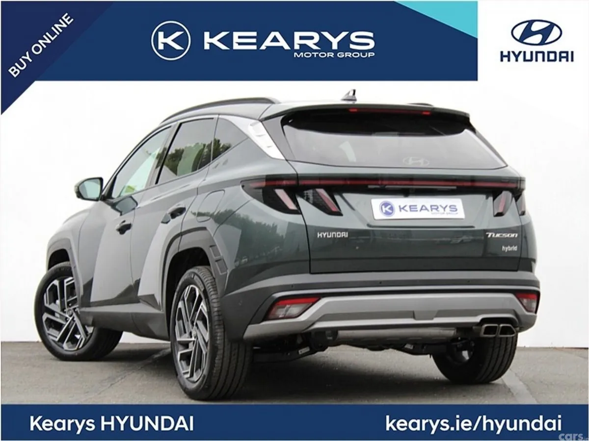Hyundai Tucson SUV, Petrol Hybrid, 2024, Green