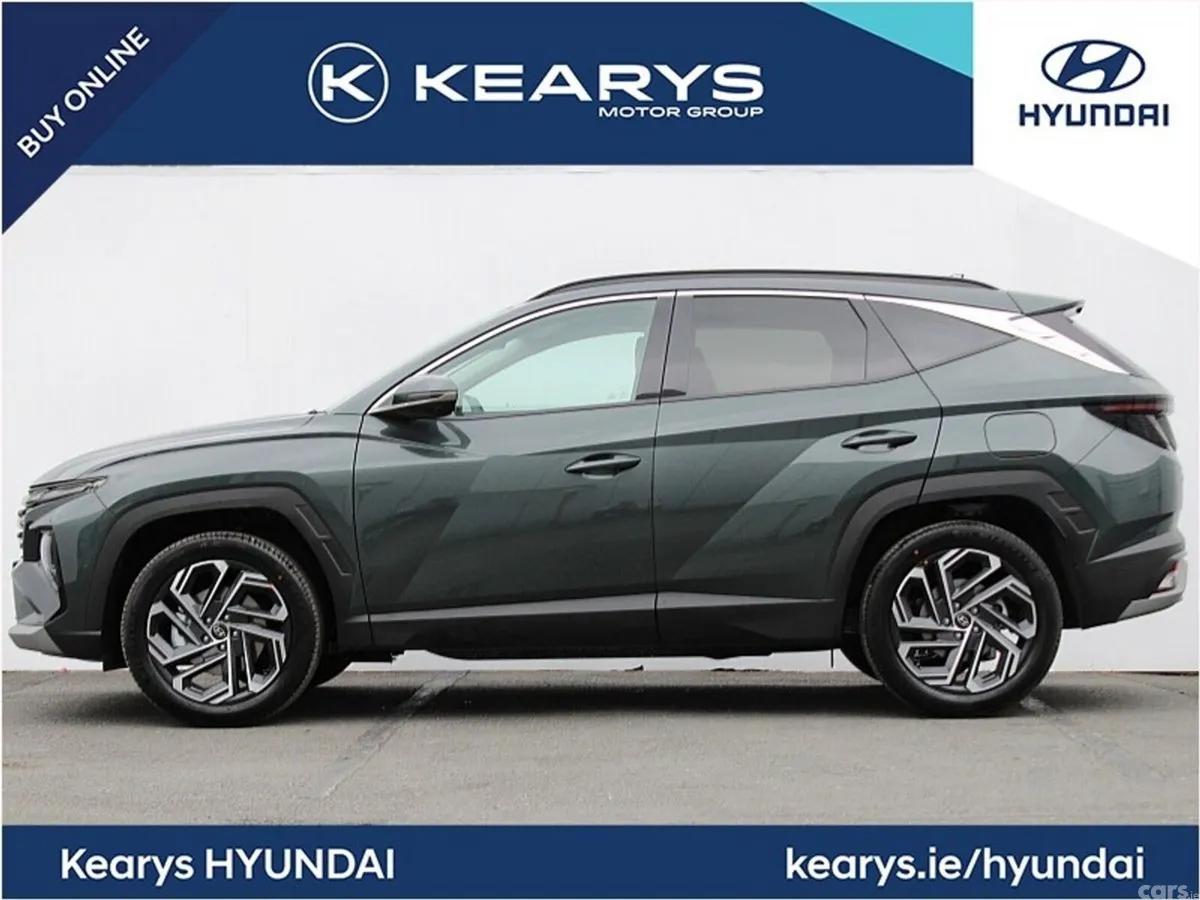 Hyundai Tucson SUV, Petrol Hybrid, 2024, Green