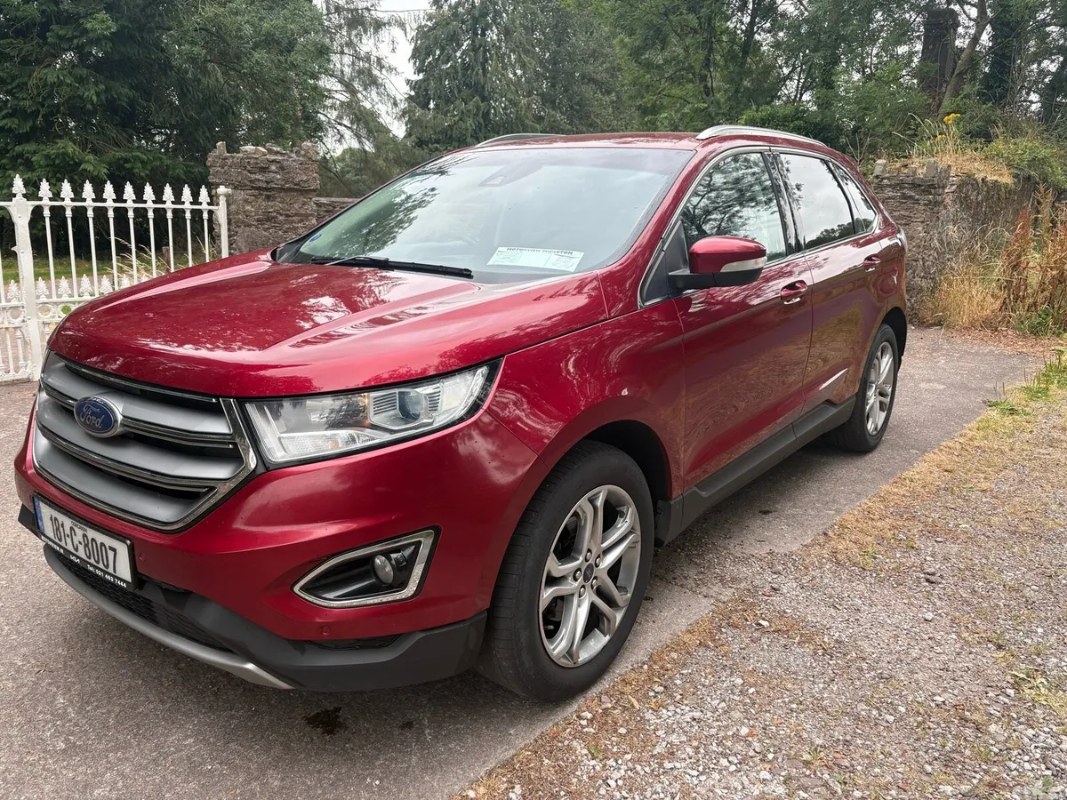 Ford Edge SUV, Diesel, 2018, Red
