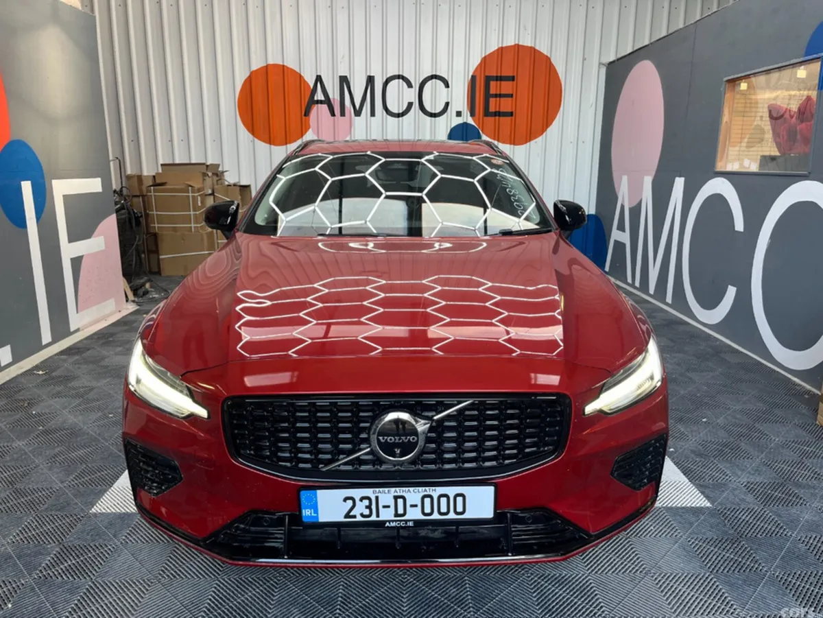 Volvo V60 Estate, Petrol Plug-in Hybrid, 2023, Red