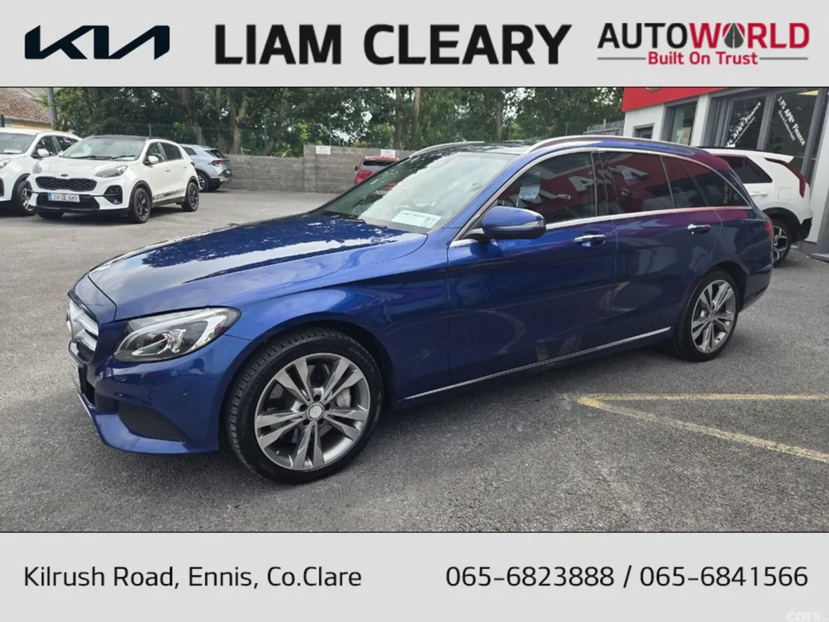 Mercedes-Benz C-Class Estate, Petrol Plug-in Hybrid, 2016, Blue