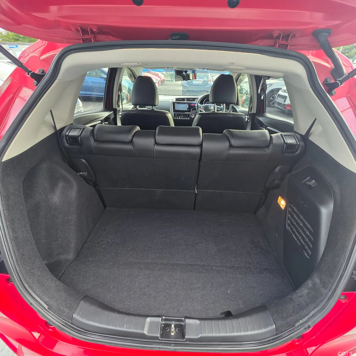 Honda Fit Hatchback, Petrol Hybrid, 2016, Red