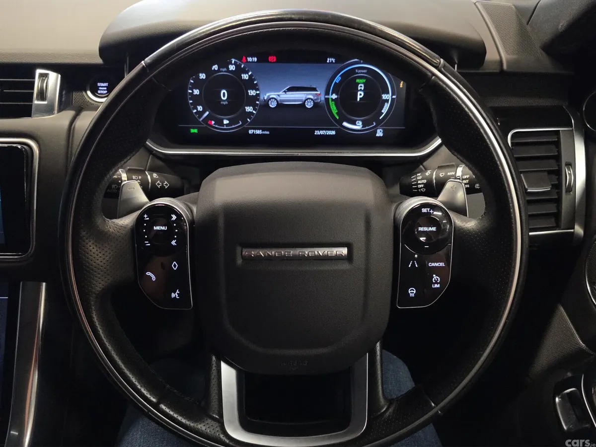 Land Rover Range Rover Sport SUV, Petrol Plug-in Hybrid, 2021, Black