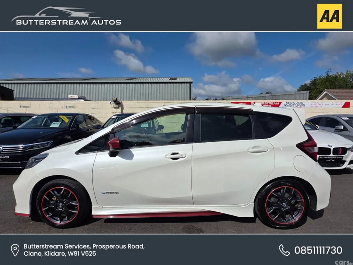 Nissan Note Hatchback, Petrol Hybrid, 2017, White