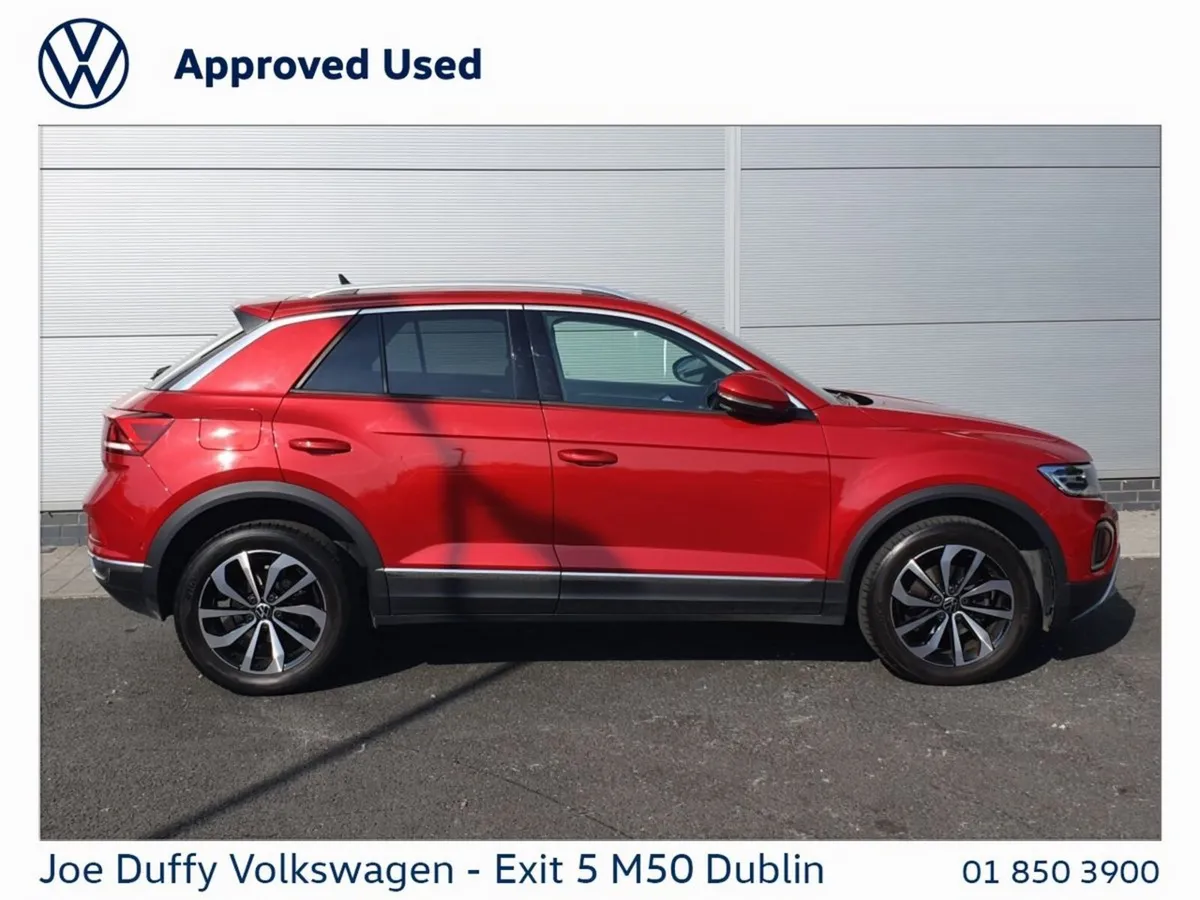 Volkswagen T-Roc SUV, Petrol, 2023, Red