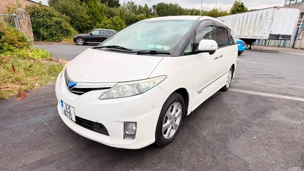 Toyota Estima MPV, Petrol Hybrid, 2011, White
