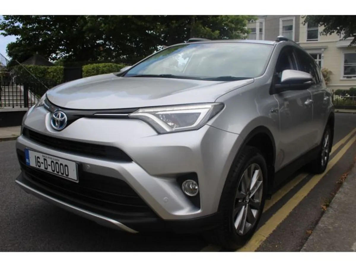 Toyota RAV4 Estate, Petrol Hybrid, 2016, Silver