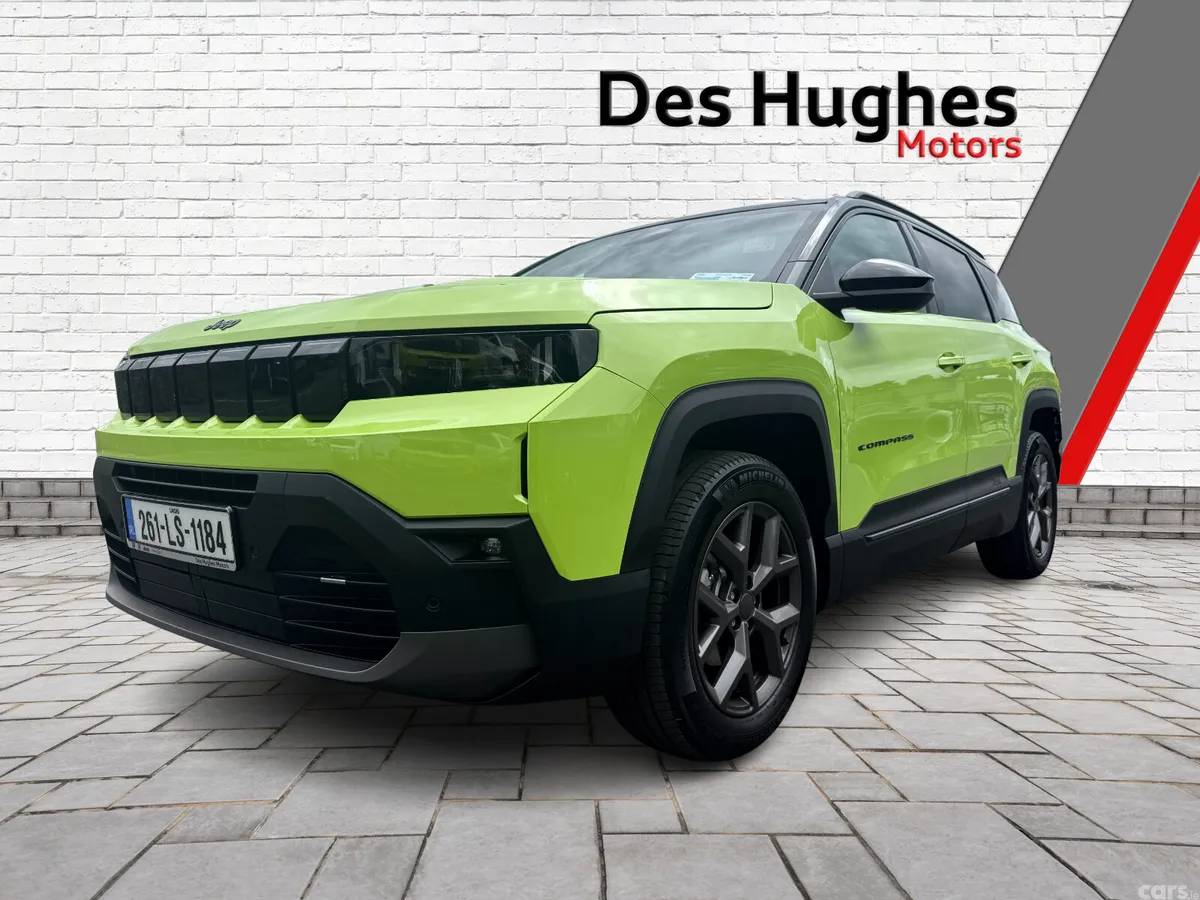 Jeep Compass SUV, Petrol Hybrid, 2026, Green