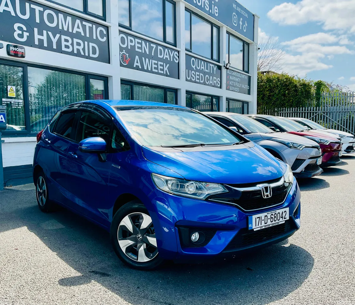 Honda Fit Hatchback, Petrol Hybrid, 2017, Blue