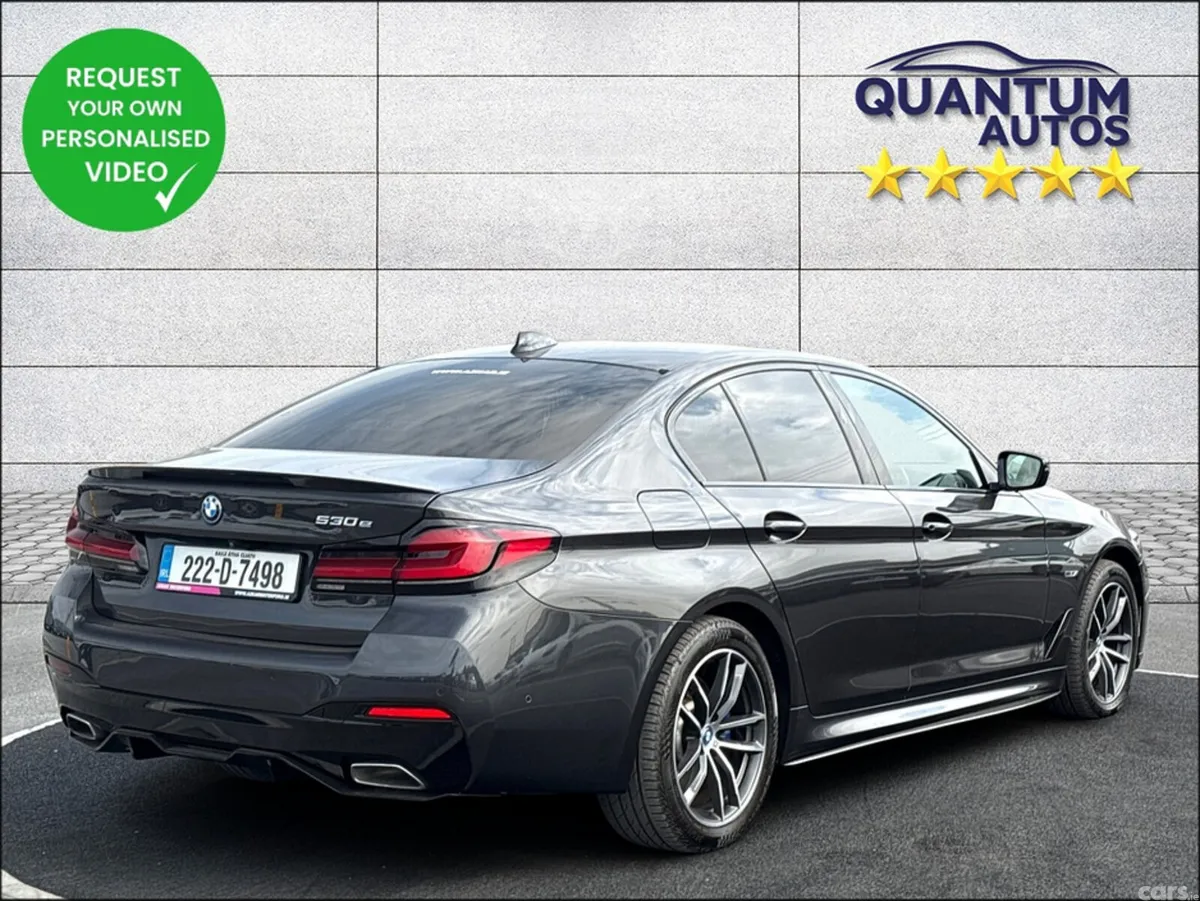 BMW 5-Series Saloon, Petrol Plug-in Hybrid, 2022, Grey