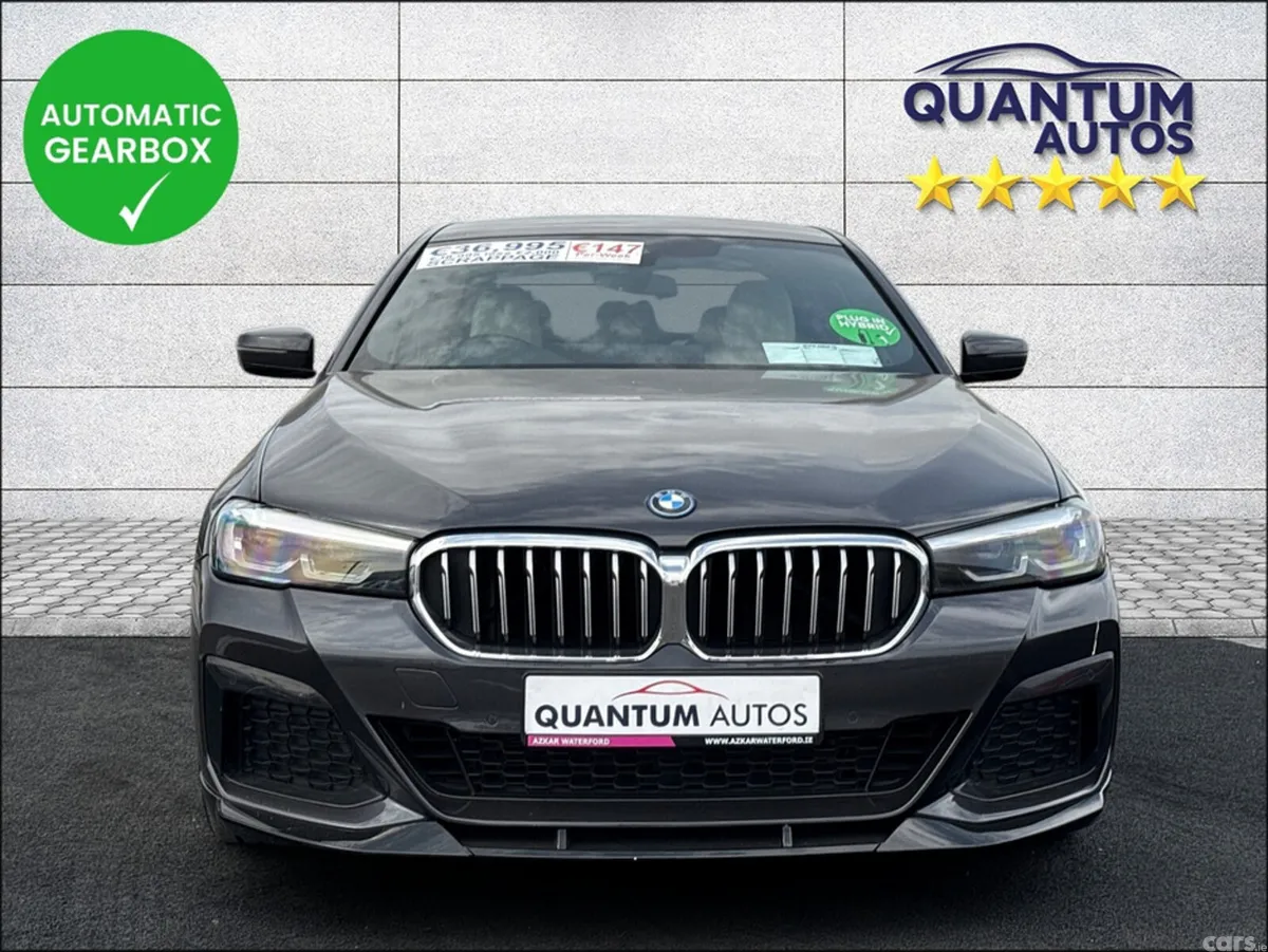BMW 5-Series Saloon, Petrol Plug-in Hybrid, 2022, Grey
