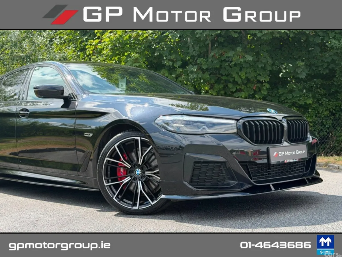 BMW 5-Series Saloon, Petrol Plug-in Hybrid, 2022, Black