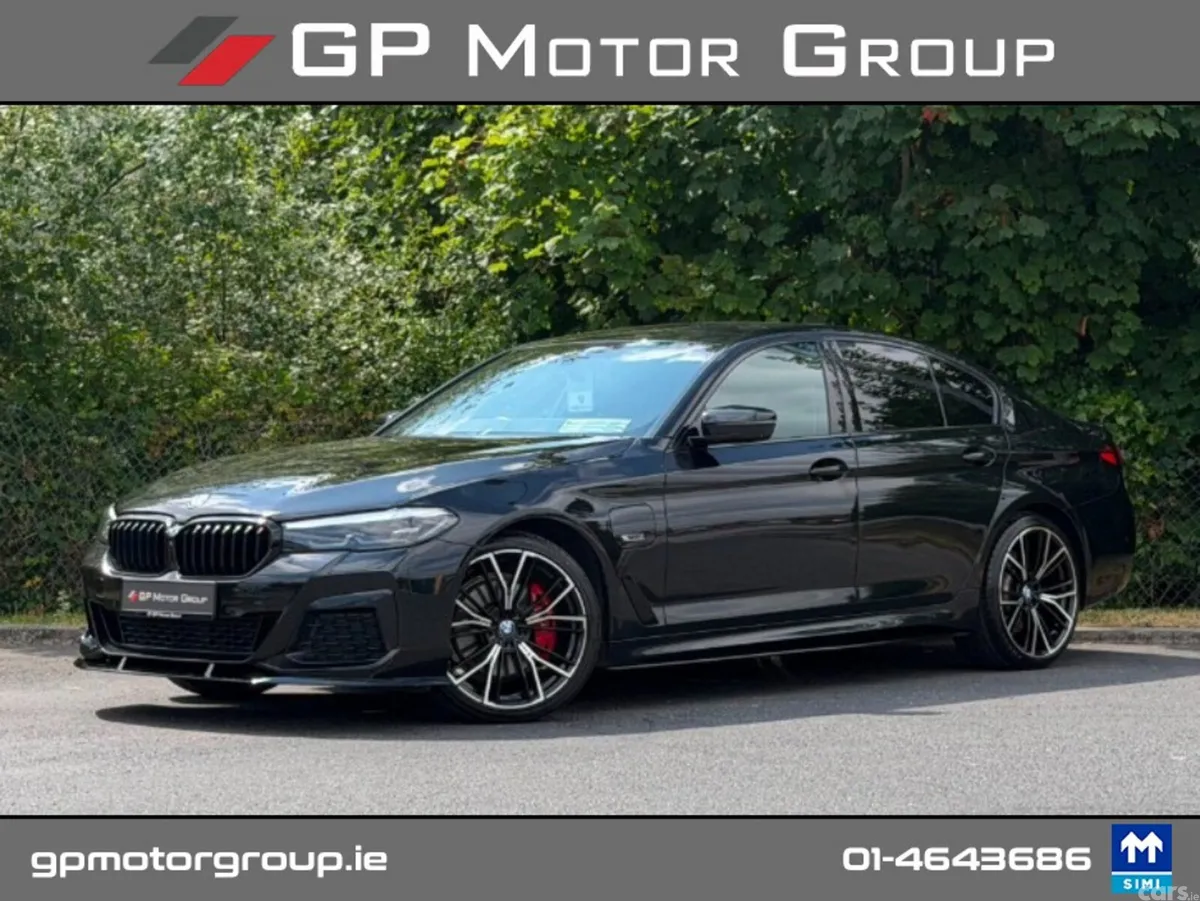 BMW 5-Series Saloon, Petrol Plug-in Hybrid, 2022, Black