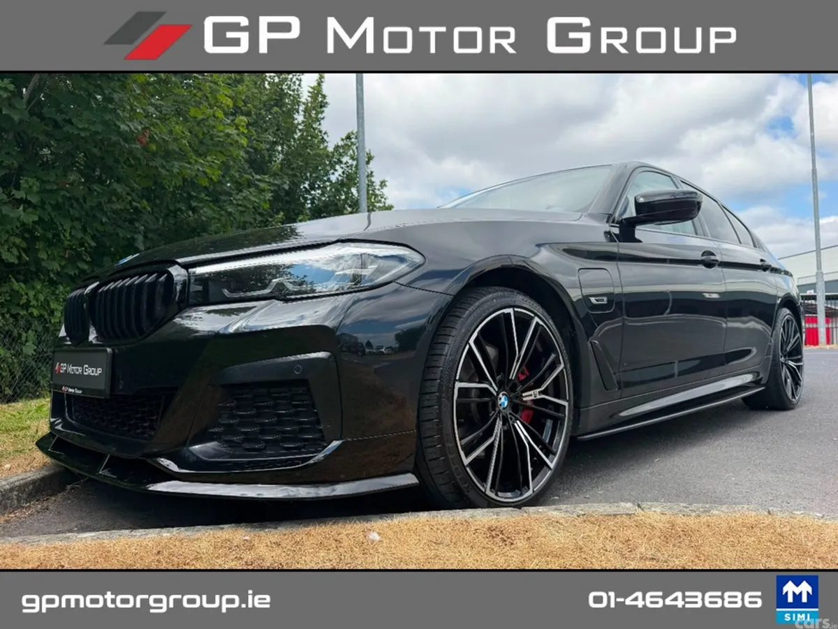 BMW 5-Series Saloon, Petrol Plug-in Hybrid, 2022, Black