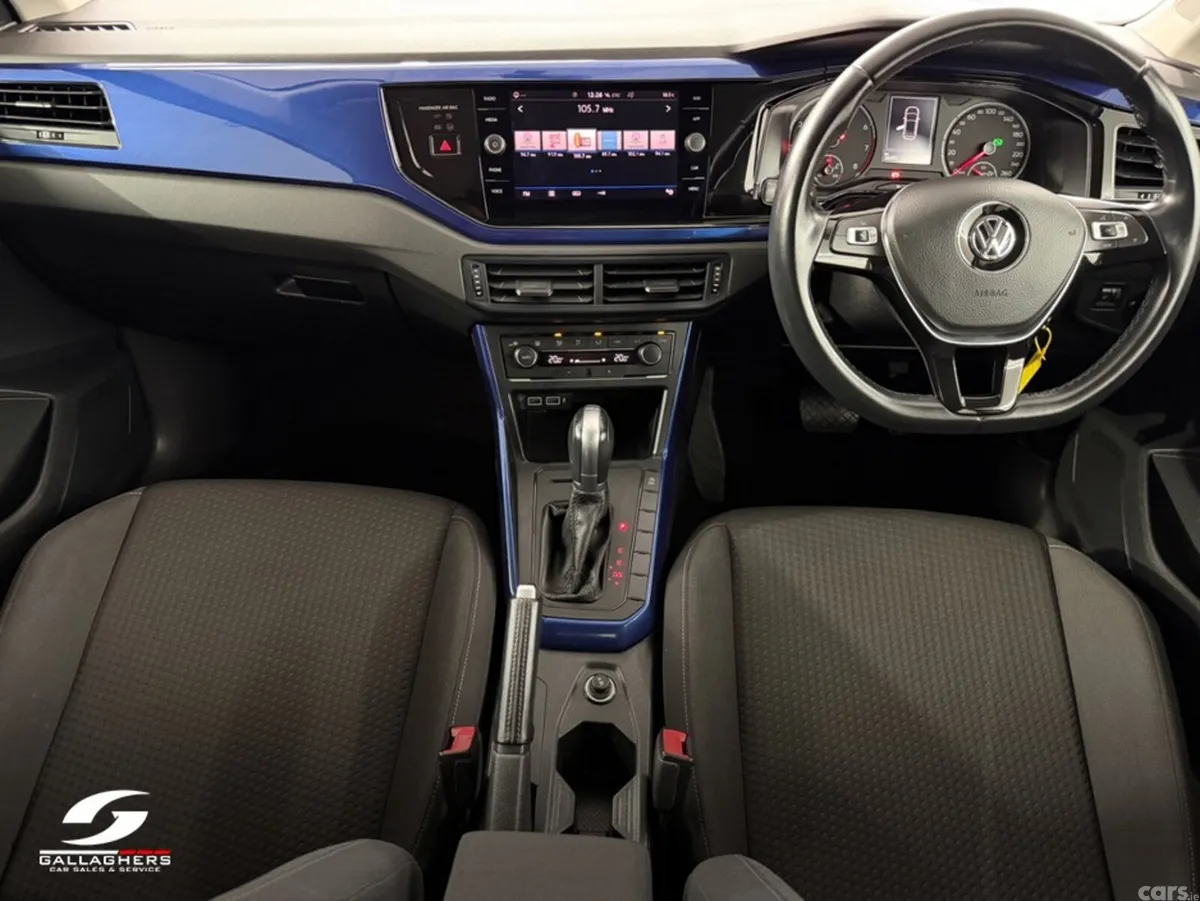 Volkswagen Polo Hatchback, Petrol, 2019, Blue