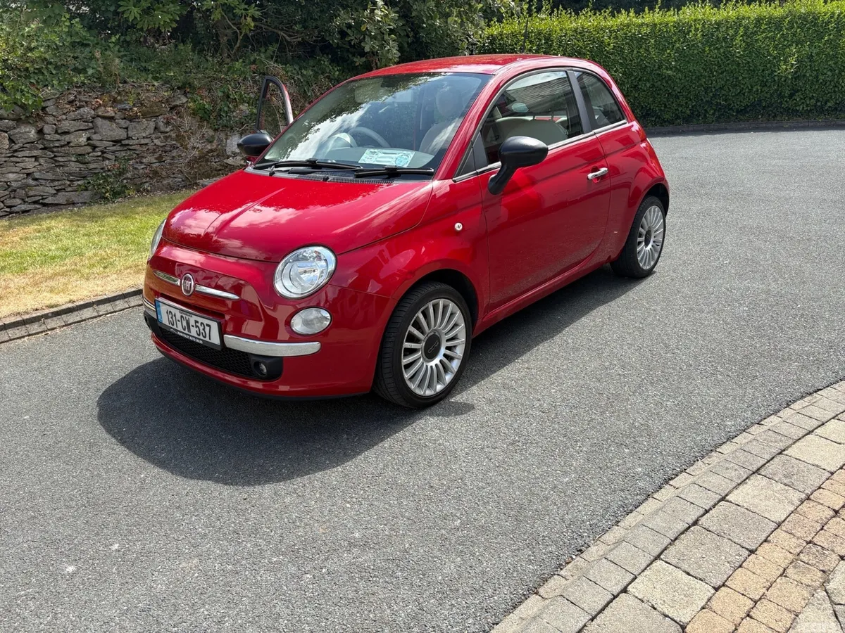 Fiat 500 Hatchback, Petrol, 2013, Red