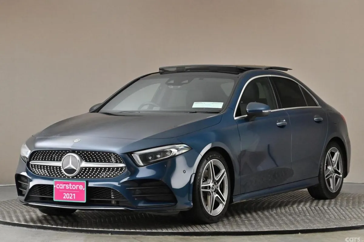 Mercedes-Benz A-Class Saloon, Petrol, 2021, Blue