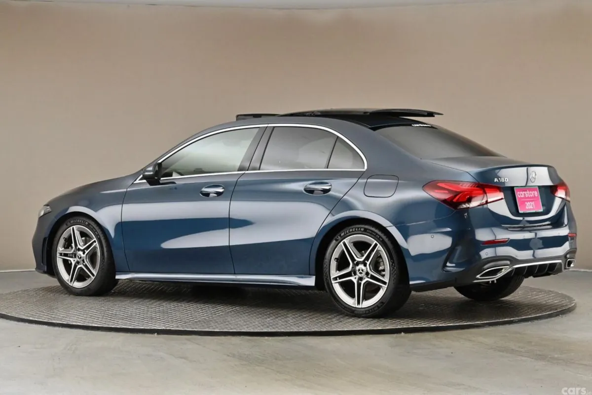 Mercedes-Benz A-Class Saloon, Petrol, 2021, Blue