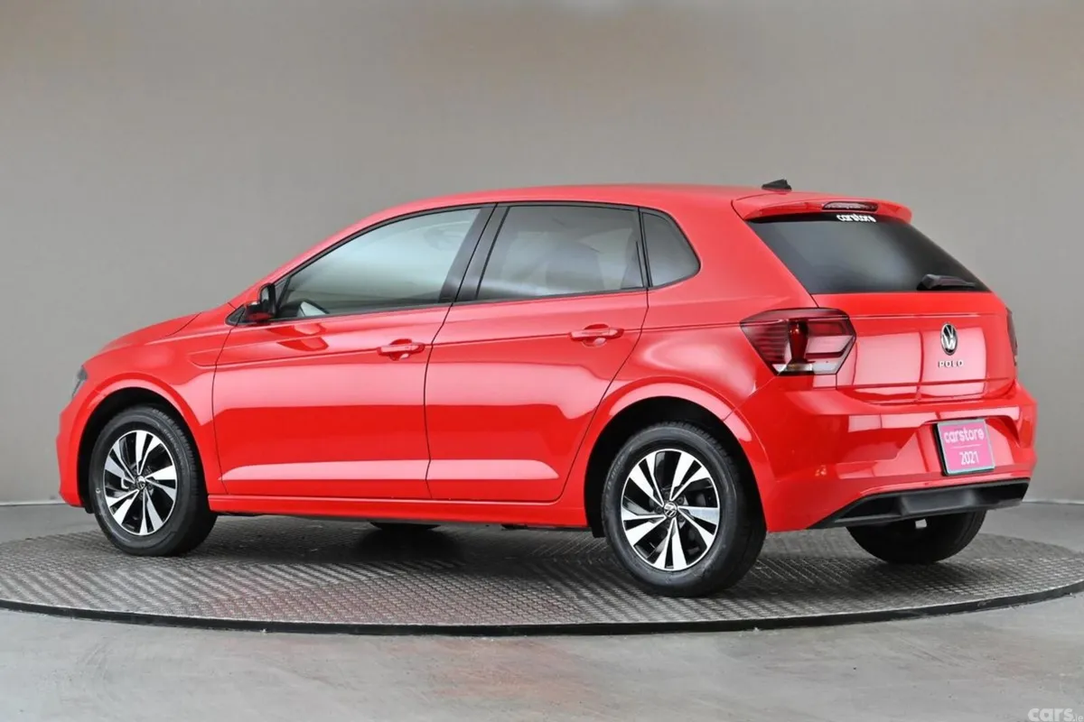 Volkswagen Polo Hatchback, Petrol, 2021, Red
