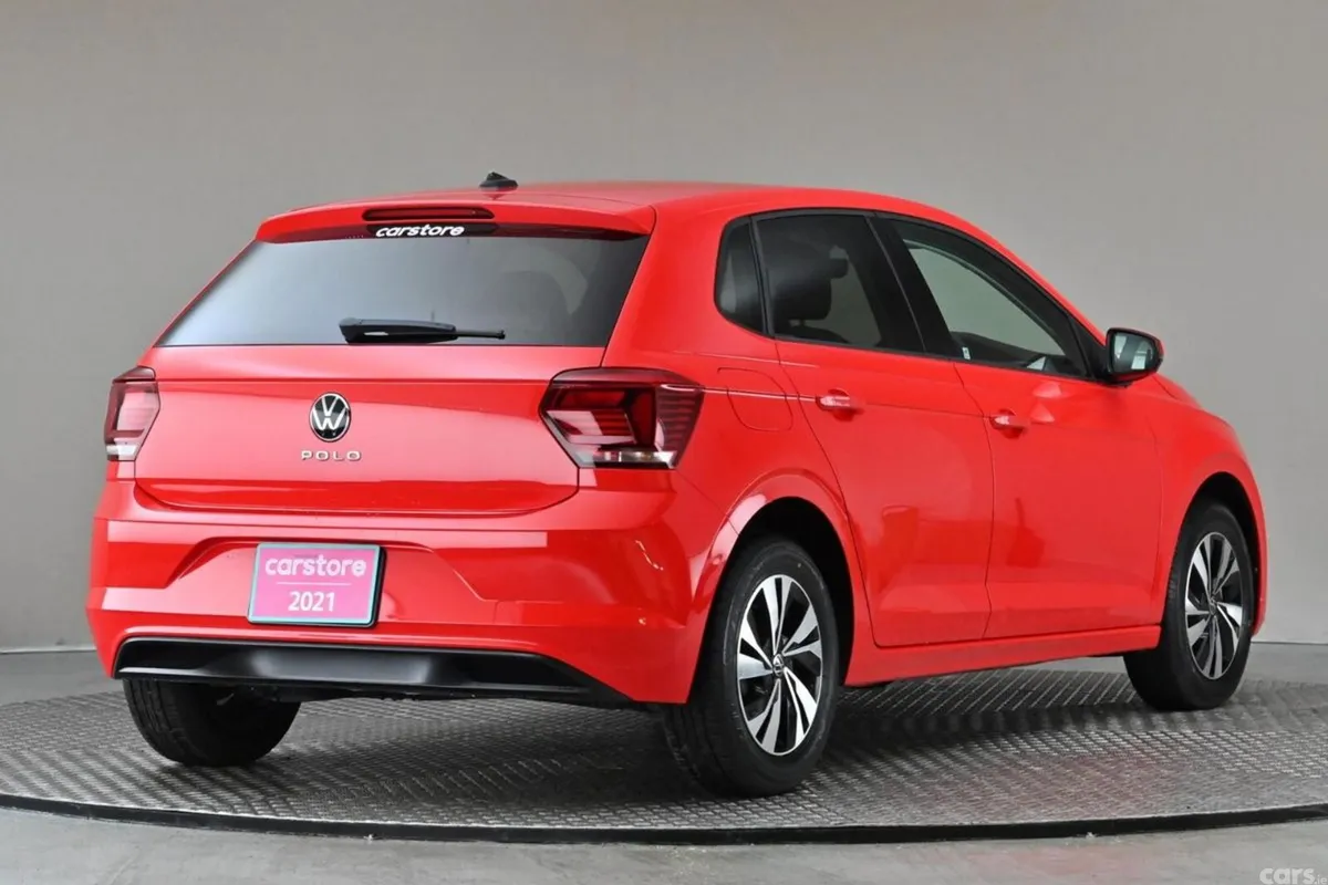 Volkswagen Polo Hatchback, Petrol, 2021, Red