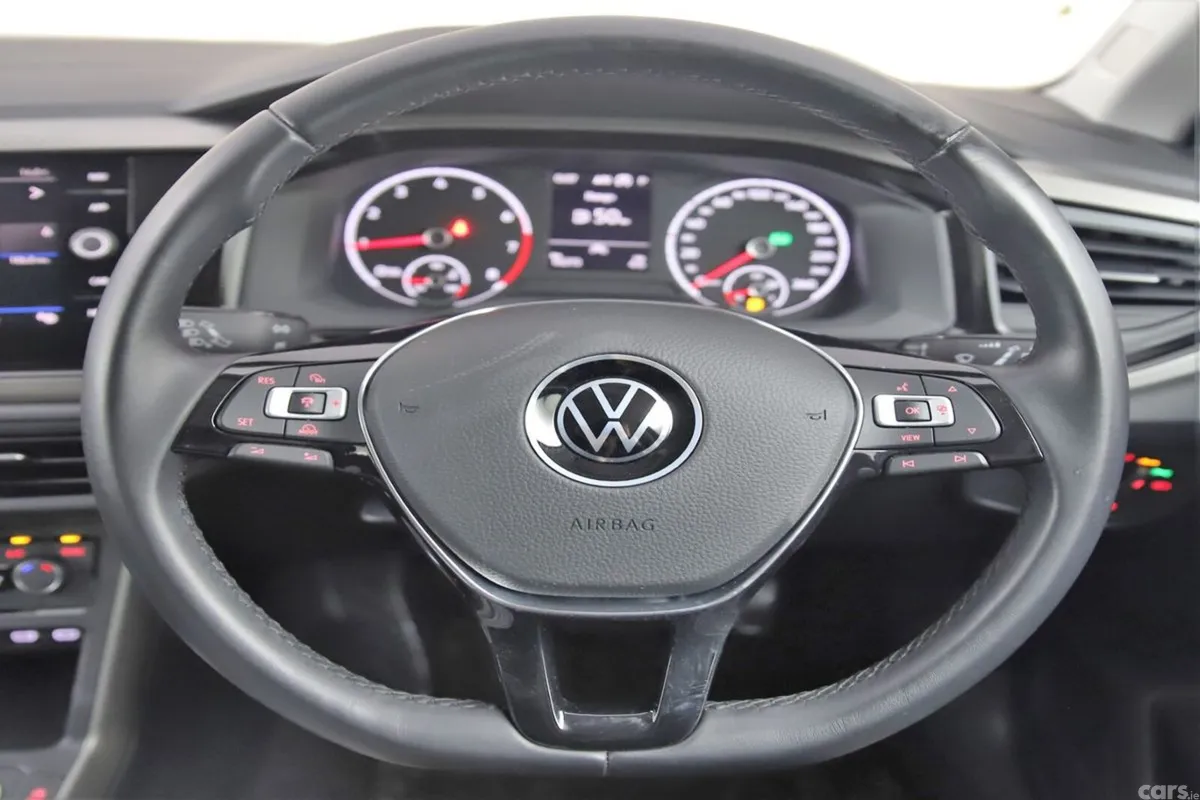 Volkswagen Polo Hatchback, Petrol, 2021, Red